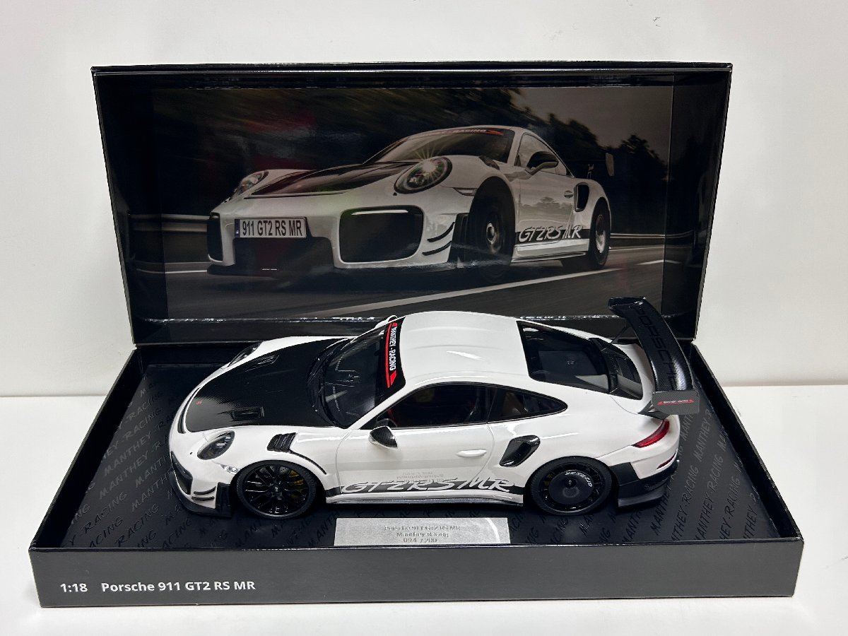 minichmaps 1/18 Porsche 911 (991.2) GT2 RS 2018 белый Manthey Racing Porsche Minichamps 