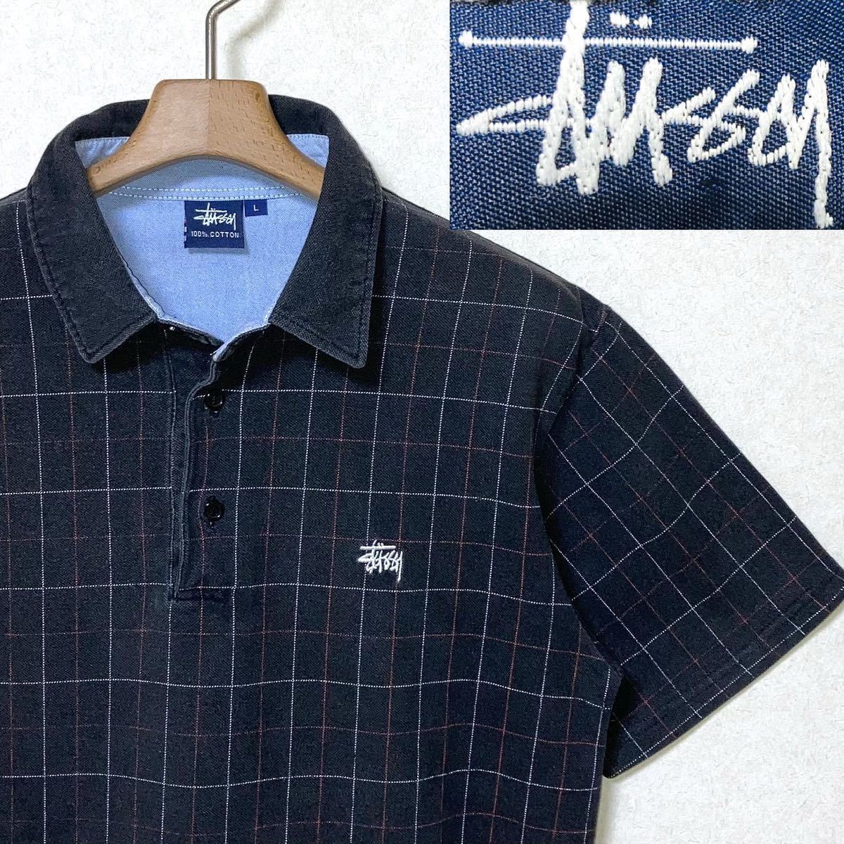 希少 90'sヴィンテージ STUSSY オールドステューシー 紺タグ ストック