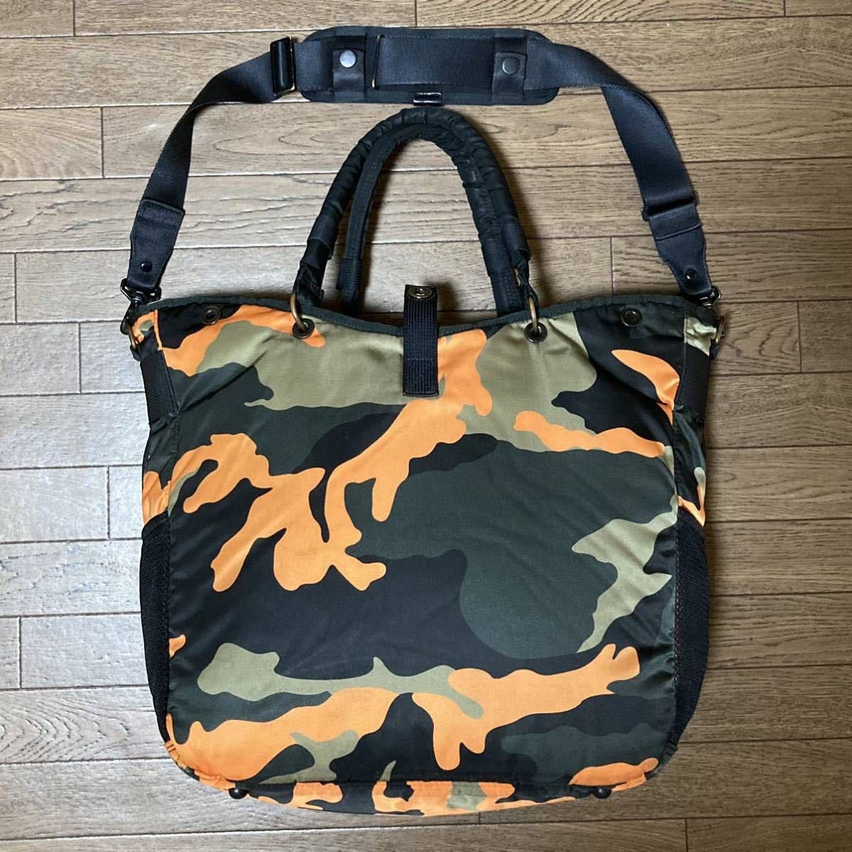 希少!限定!PORTER ポーター 吉田カバン PS CAMO ピーエス カモ 2WAYトートバッグ 定価5.9万円 送料無料