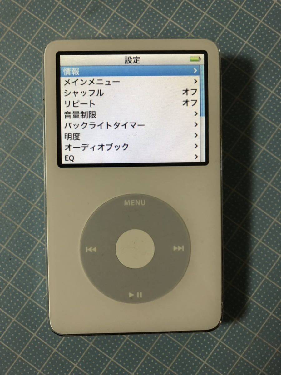 iPod classic 歴代最高音質　5.5世代　30GB 新品バッテリー交換済み　動作確認済み_画像3