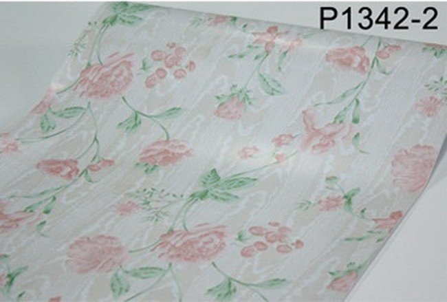 p1342-2　ピンク　薔薇　ウォールステッカー　リフォーム　多用途　花柄　壁紙　フラワー　シール　はがせる　リメイクシート
