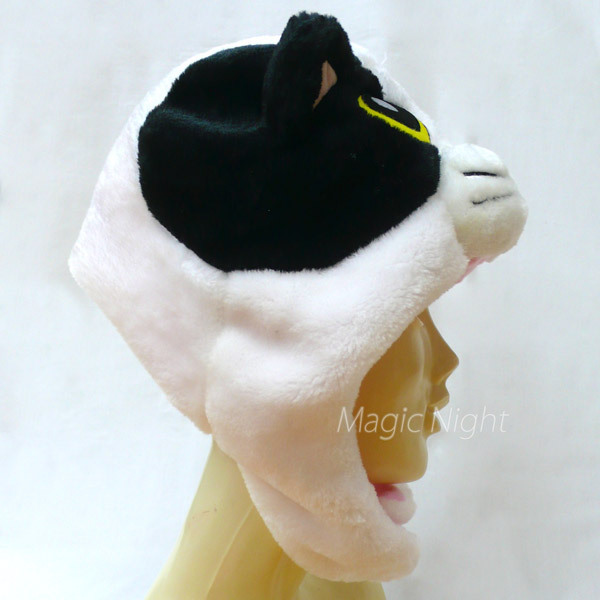 三毛猫 着ぐるみキャップ かぶりもの 動物 帽子 ミケネコ グッズの画像2