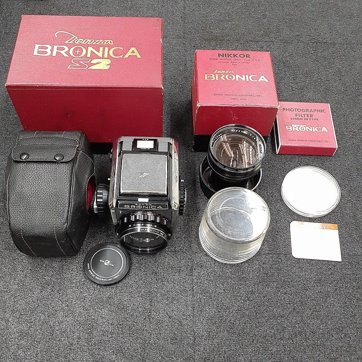 ZENZA BRONICA ゼンザブロニカ 6×6 NIKKOR-P 1:2.8 f=75mm カメラ +