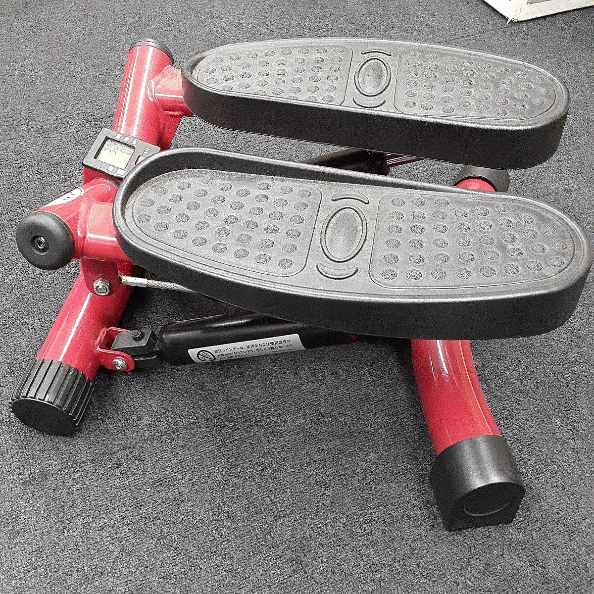 NICEDAY ナイスデイ 健康ステッパー ND-1R レッド 足踏み 健康器具 エクササイズ トレーニング 家庭用 レッド 赤 zejエの画像2