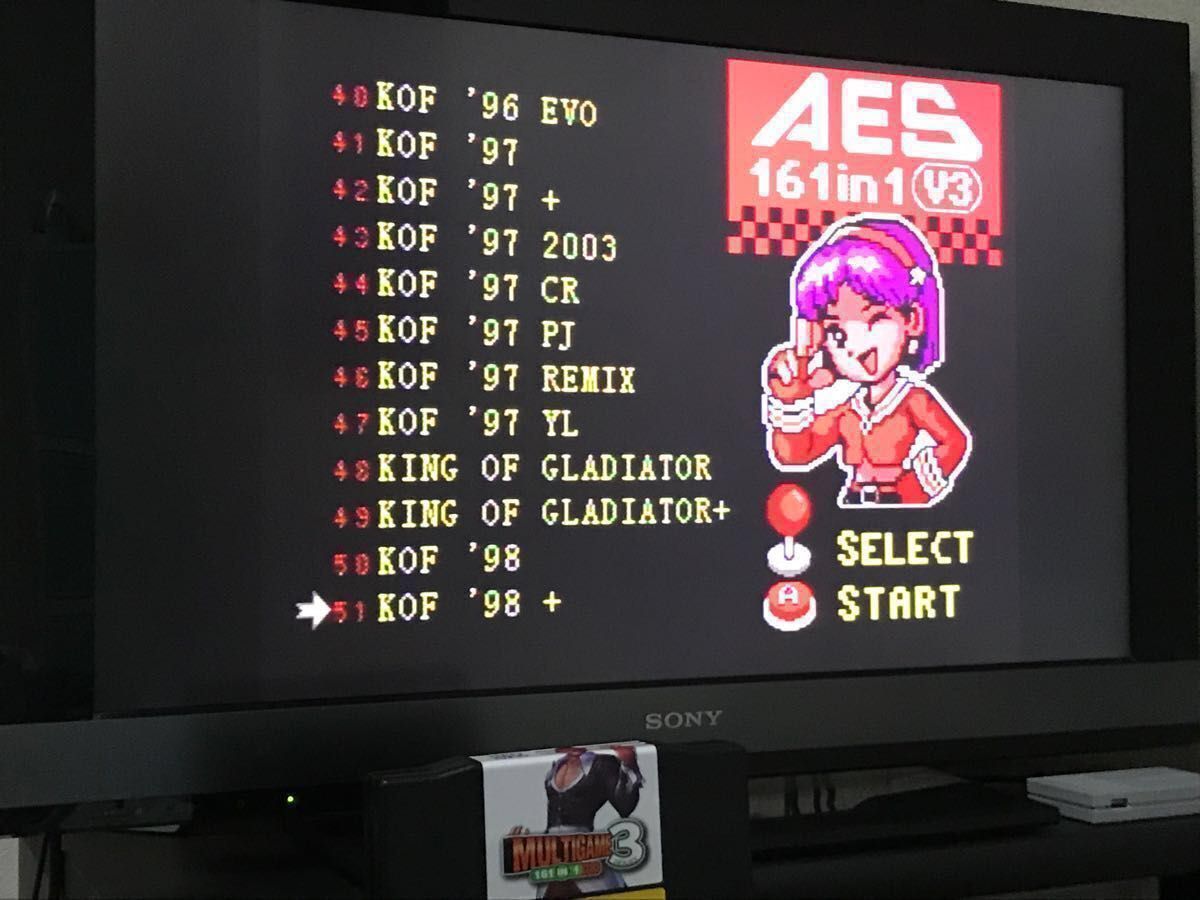 超激レア AESネオジオマルチゲームV3 1 2023年3月に発売 161in1 超激レア AESネオジオマルチゲームV3 1 2023年3月に発売 161in1
