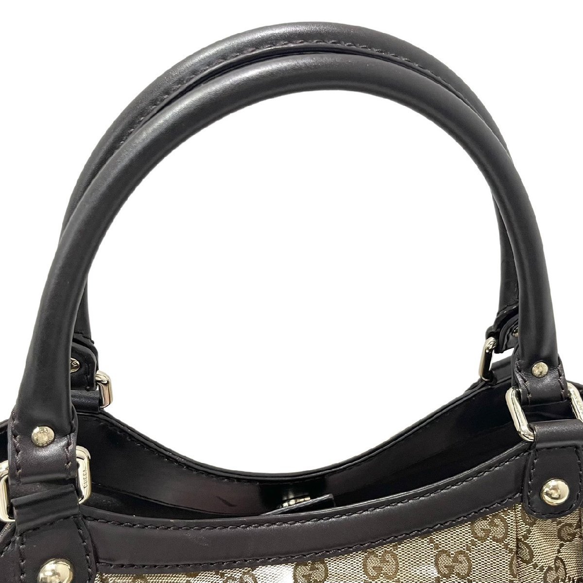 GUCCI グッチ 362721 スーキー GGキャンバス × レザー トートバッグ