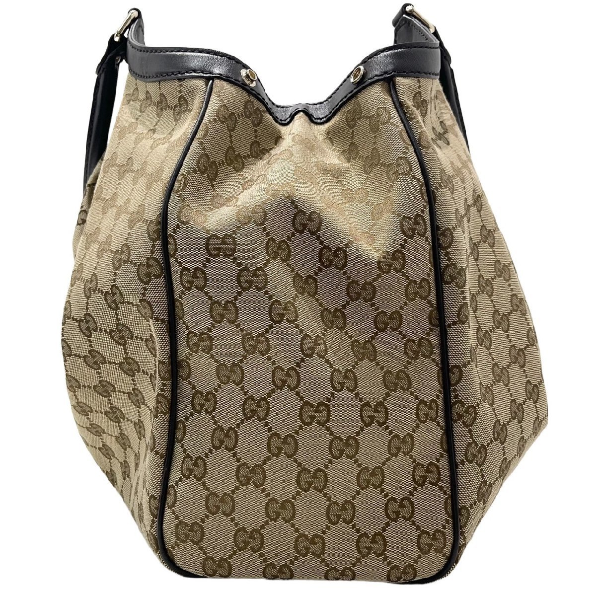 GUCCI グッチ 362721 スーキー GGキャンバス × レザー トートバッグ
