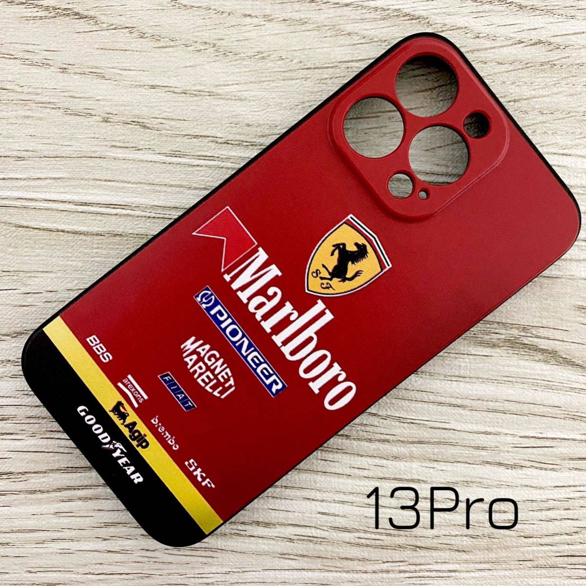  Maar BORO Ferrari iPhone 13 Pro case F1 Ferrari Marlboro Prost areji Schumacher smartphone 