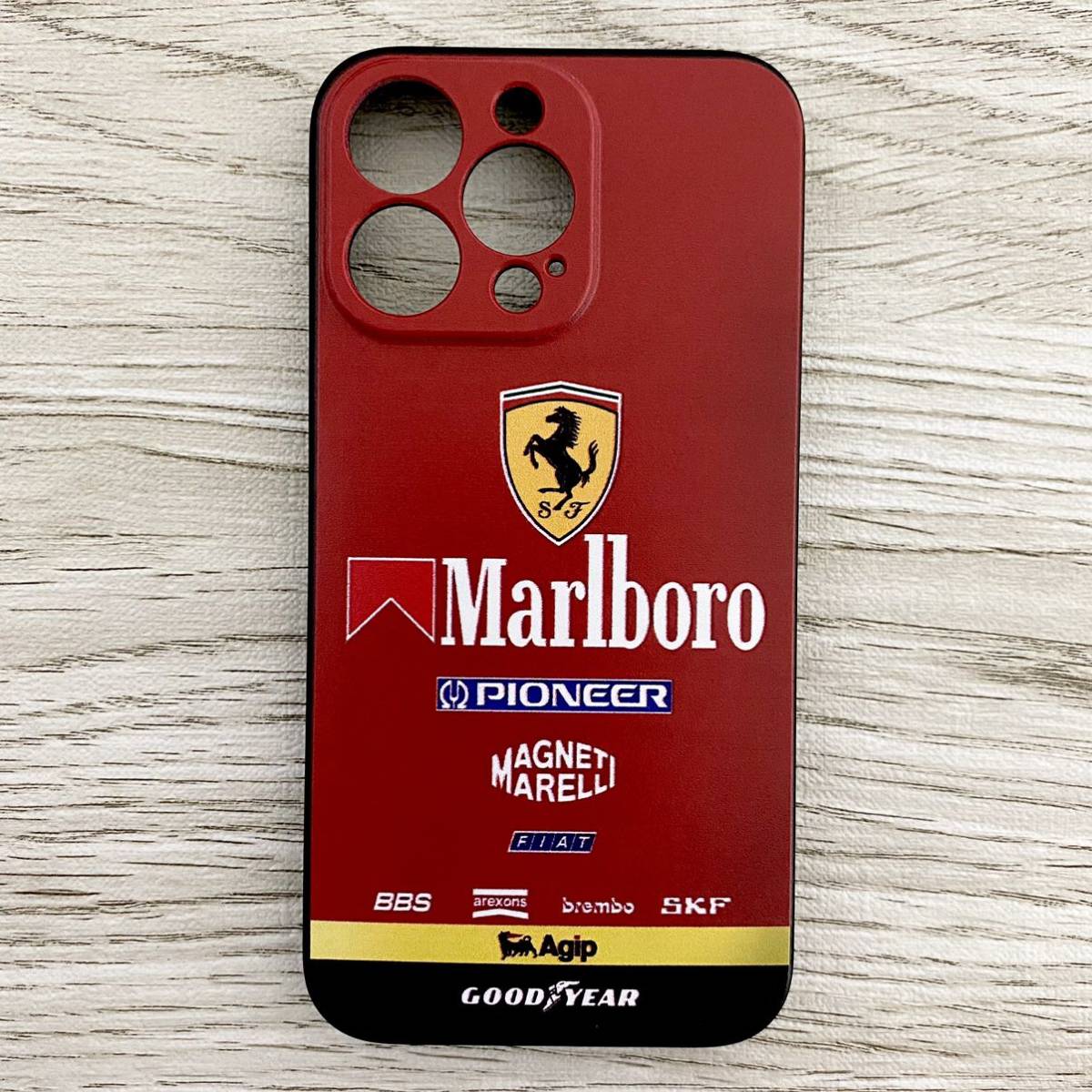  Maar BORO Ferrari iPhone 13 Pro case F1 Ferrari Marlboro Prost areji Schumacher smartphone 