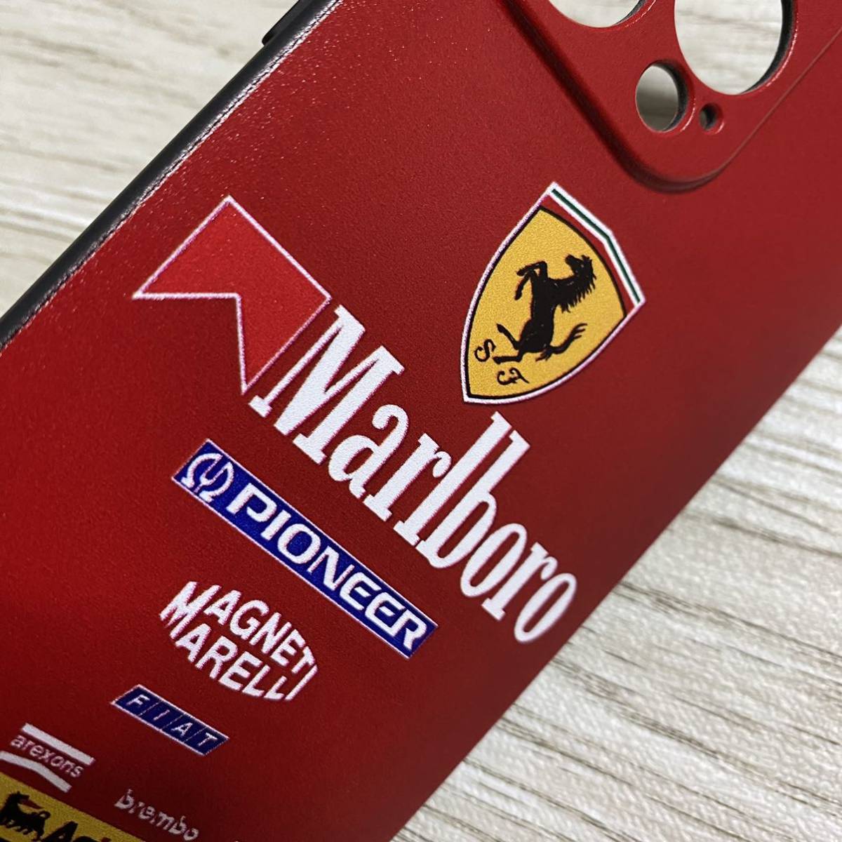  Maar BORO Ferrari iPhone 13 Pro case F1 Ferrari Marlboro Prost areji Schumacher smartphone 