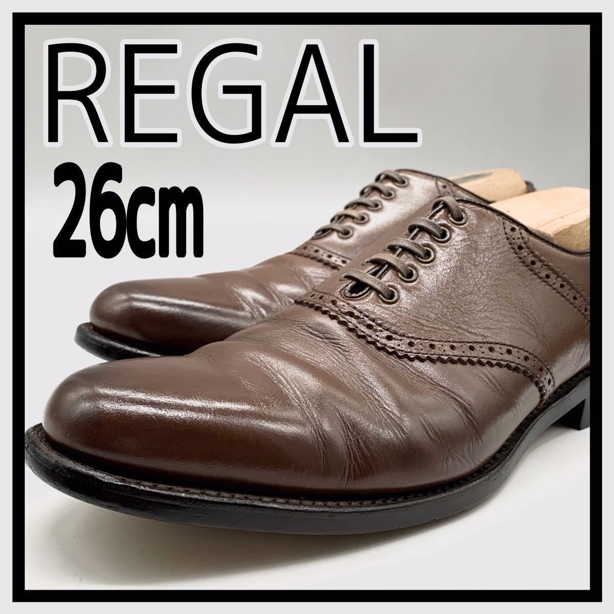 最安値 (リーガル) REGAL ドレスシューズ メンズ 革靴 26cm 茶