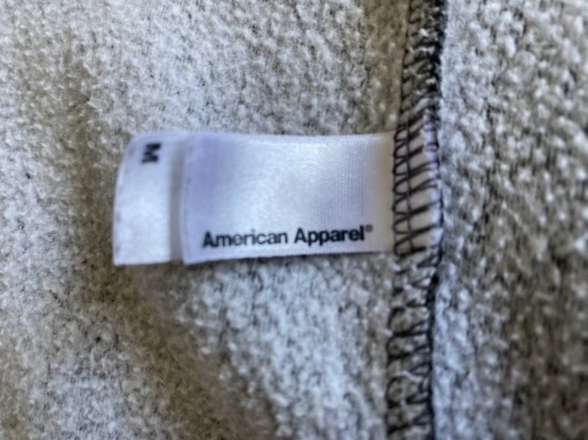 American apparel スウェットパーカー グレー M_画像3