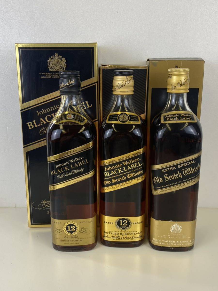 JOHNNIE WALKER ジョニーウォーカー ブラックラベル 12年 エクストラ