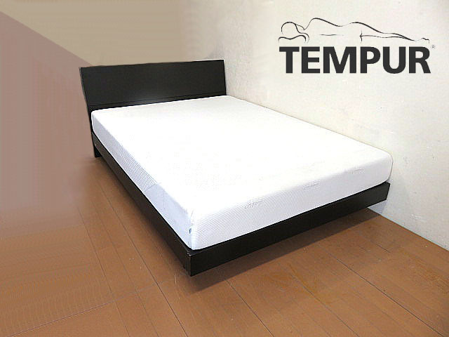 モデルルーム展示品 TEMPUR/テンピュール ダブルベッド ベッドフレーム