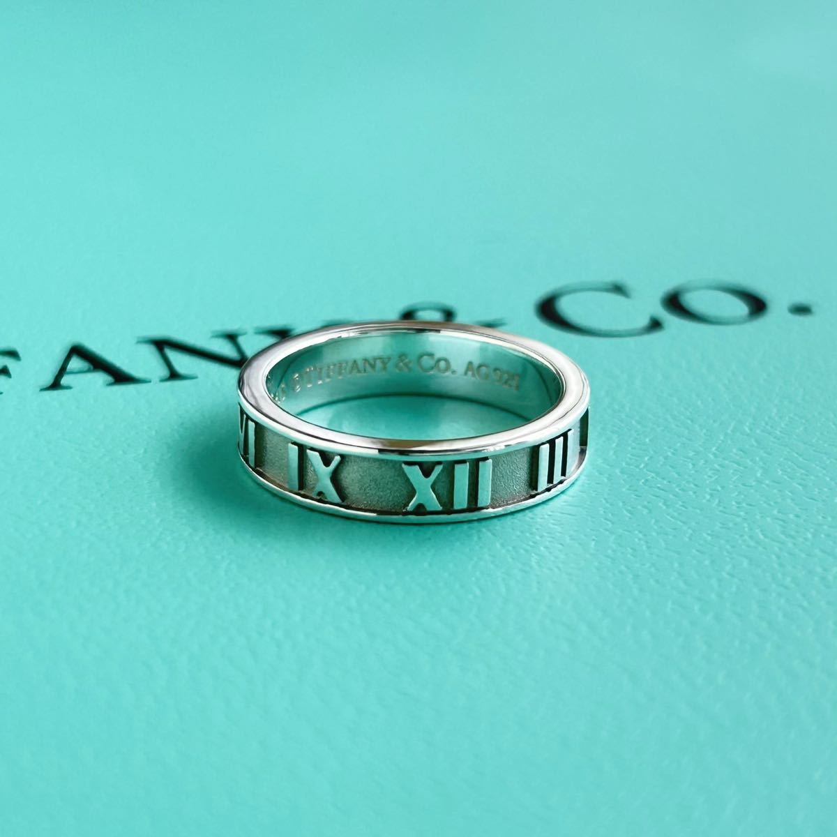 同梱不可】 リング アトラス ティファニー TIFFANY&Co. 7.5号 A40O26