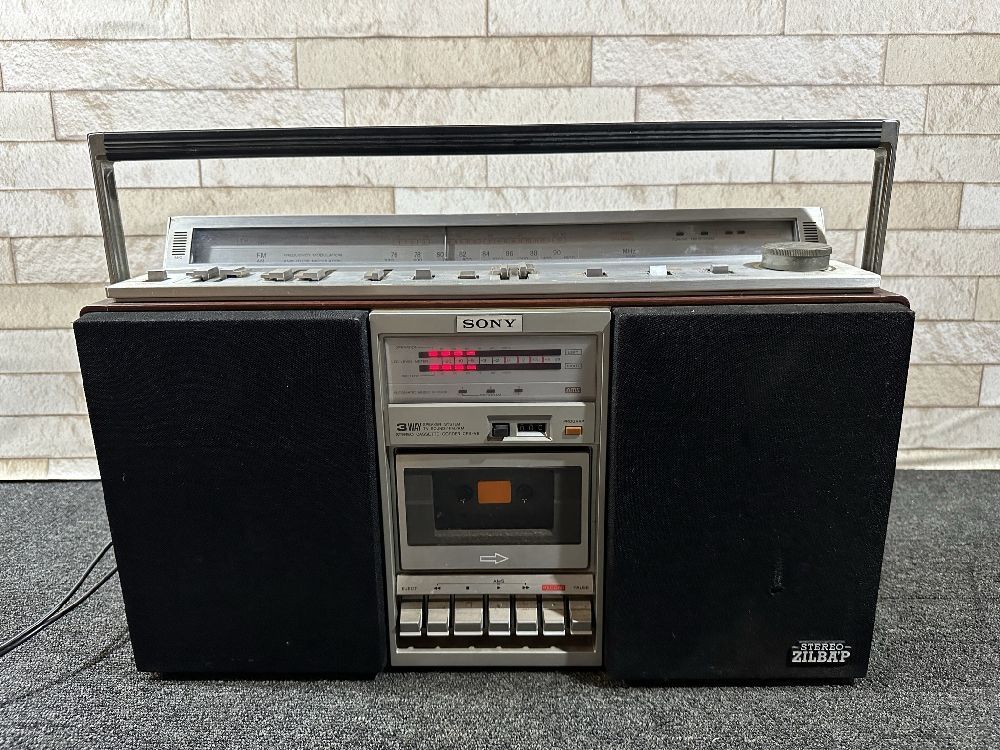 211○〇 SONY ZILBAP ステレオラジカセ CFS-V8 / ソニー ジルバップ