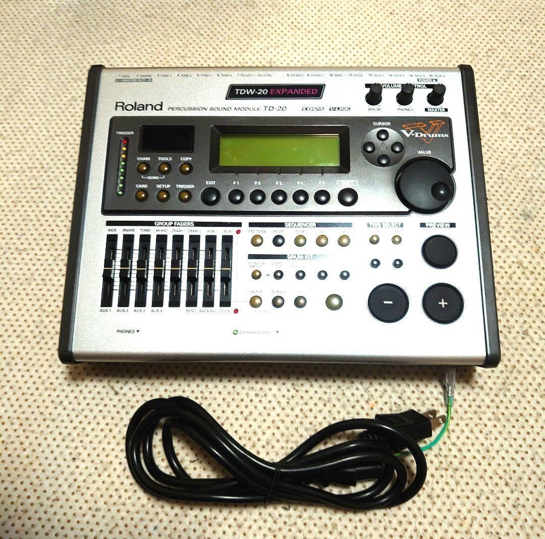 美品 TDW-20 Roland TD-20 EXPANDED 音源 モジュール ローランド 電子ドラム