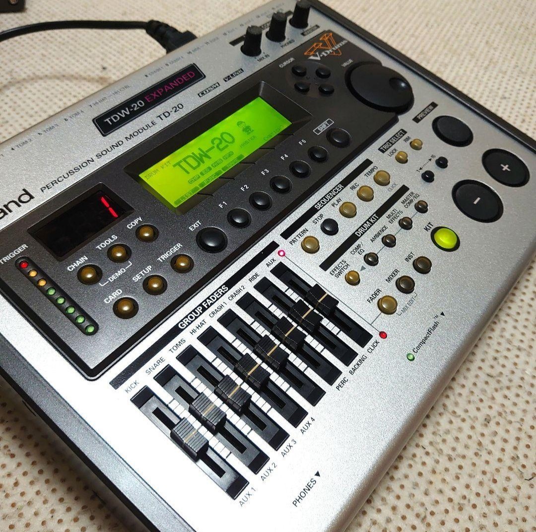 美品 TDW-20 Roland TD-20 EXPANDED 音源 モジュール ローランド 電子