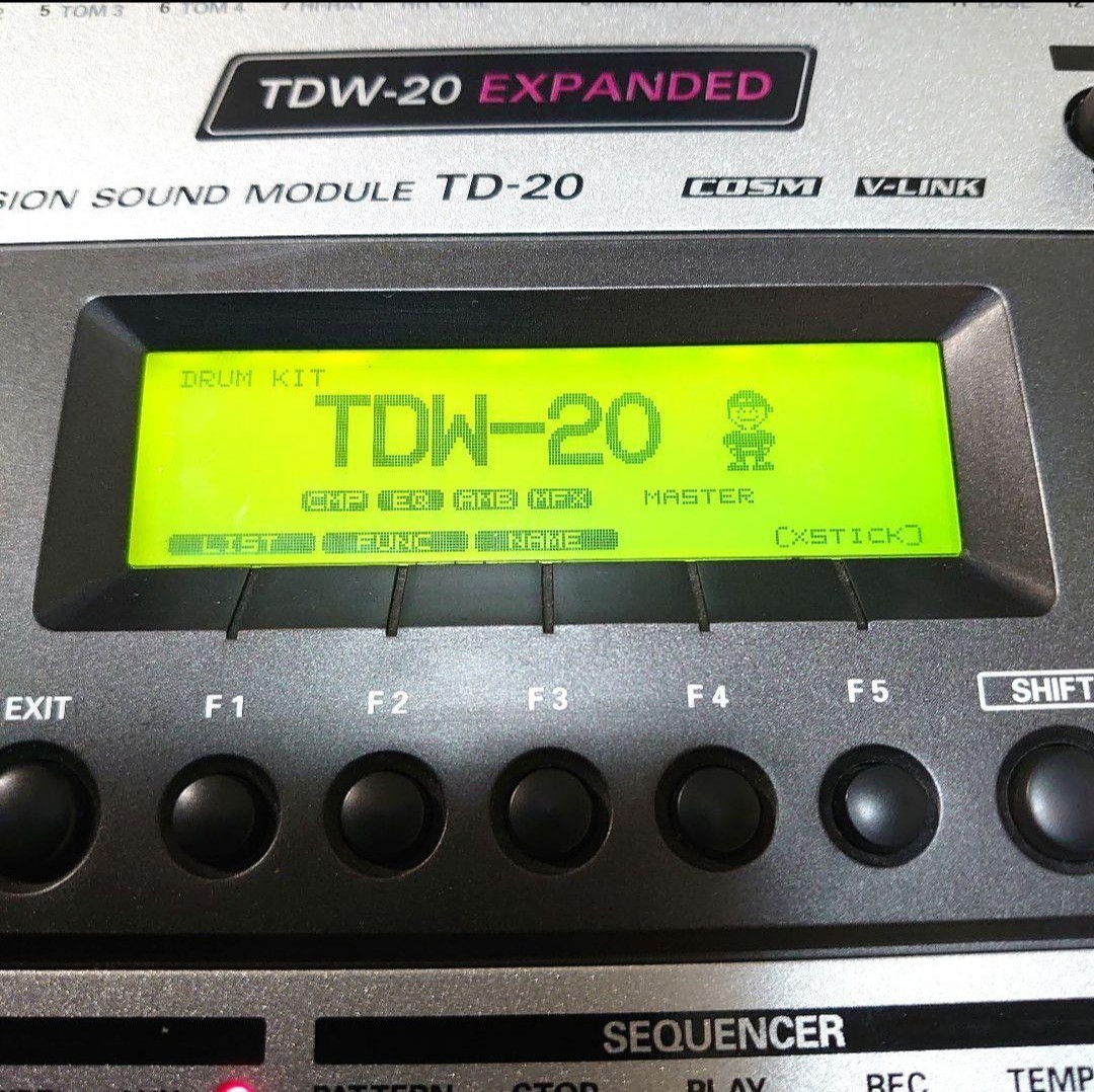 美品 TDW-20 Roland TD-20 EXPANDED 音源 モジュール ローランド 電子ドラム