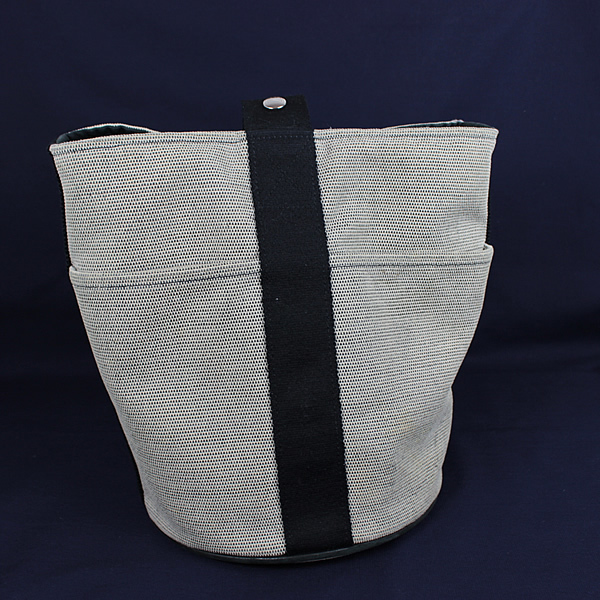 エルメス トートバッグ ハンドバッグ サクソーPM 美品 HERMES グレー