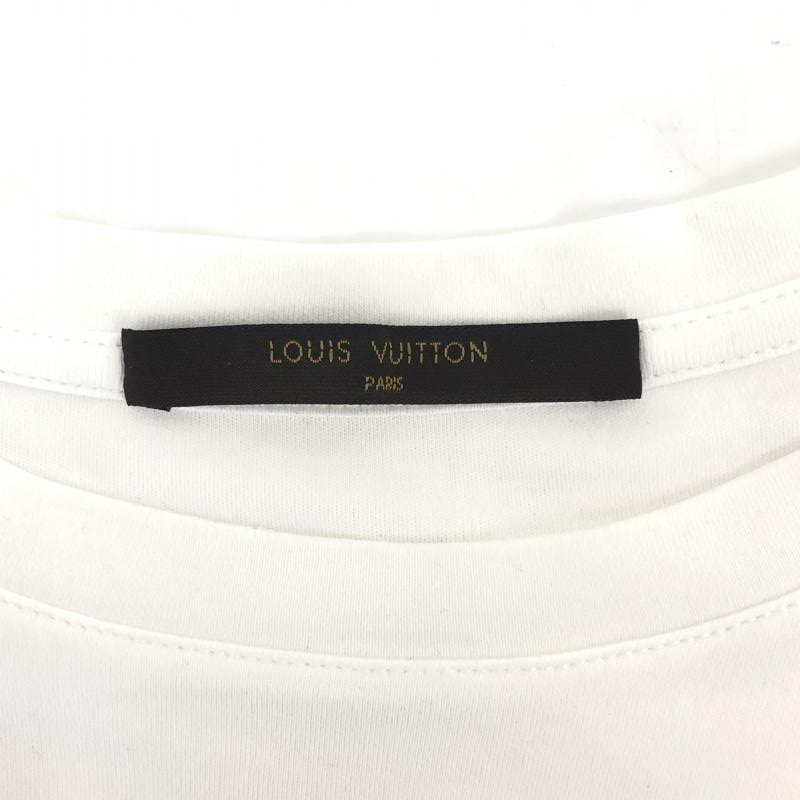 【中古】LOUIS VUITTON　ロゴTシャツ　ホワイト　M[240066109091]_画像6