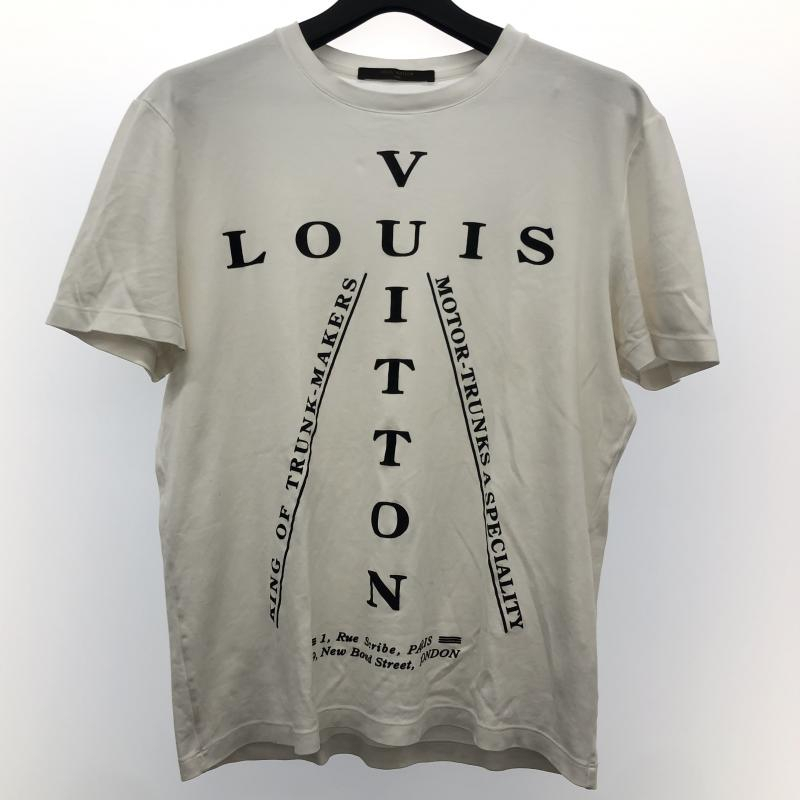 【中古】LOUIS VUITTON　ロゴTシャツ　ホワイト　M[240066109091]_画像1