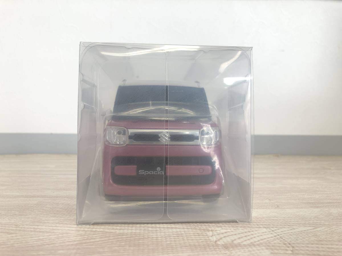 [ as good as new ] Suzuki Spacia Novelty color sample minicar Spacia Cheer full pin k× white 2 tone 1/18 size [ not for sale ]