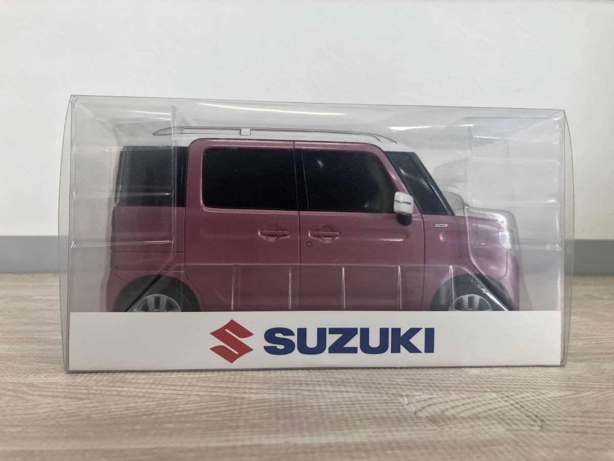 [ as good as new ] Suzuki Spacia Novelty color sample minicar Spacia Cheer full pin k× white 2 tone 1/18 size [ not for sale ]