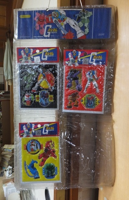 Eikosha Mobile Suit Gundam Gundam Gundam Sticker 3 из всех 4 типов и пластиковых наклейки на продажи
