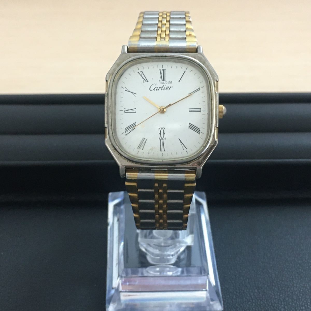 must de Cartier マスト ドゥ カルティエ クォーツ 腕時計 consultecjr