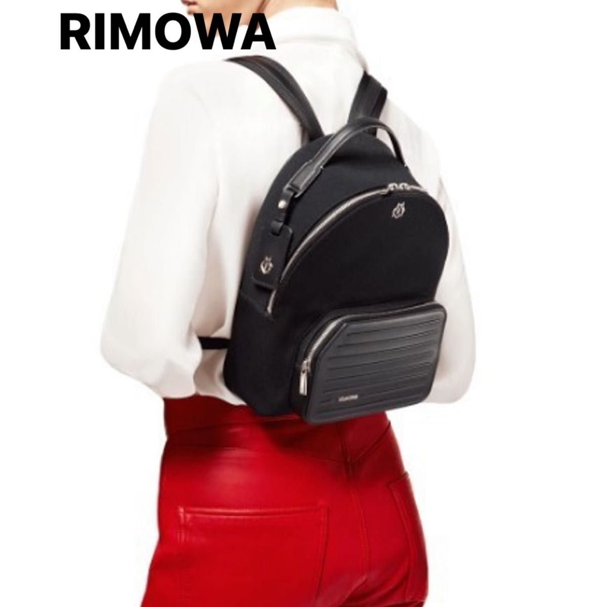 RIMOWA Never Still スモールバックパック レザー キャンバス RIMOWA Never Still スモールバックパック レザー キャンバス