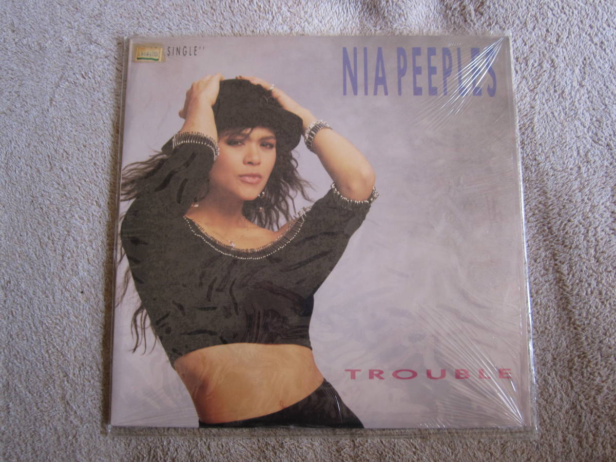 12インチシングルレコード Nia Peeples Trouble_画像1