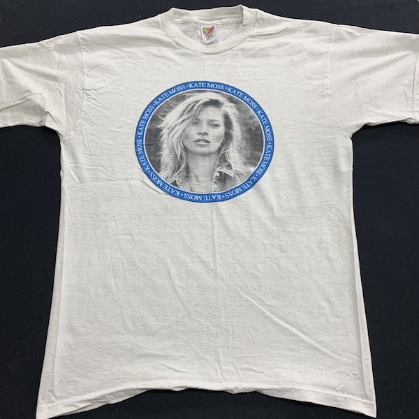 1円スタート!Kate Moss Tシャツ 90s USA ヴィンテージ ケイトモス