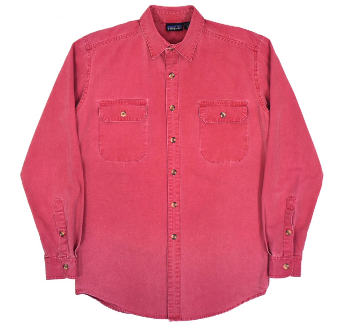 1980s PATAGONIA Cotton L/S shirts M ヴィンテージパタゴニア 厚手コットン長袖シャツ レッド
