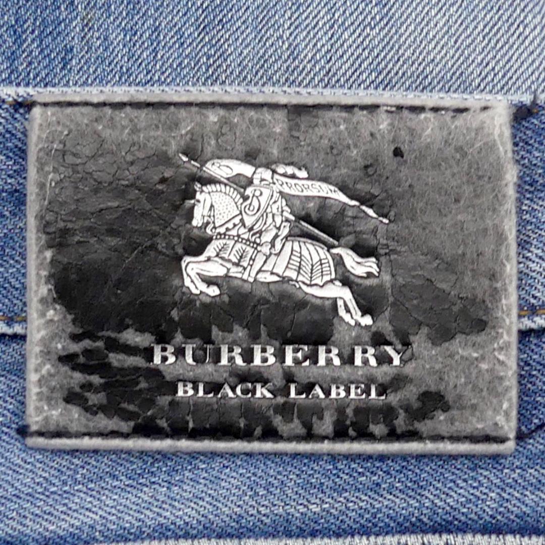 即決★BURBERRY BLACK LABE★W34位 ジーンズ デニム 廃盤 バーバリーブラックレーベル メンズ 79 三陽商会 ナイト刺繍