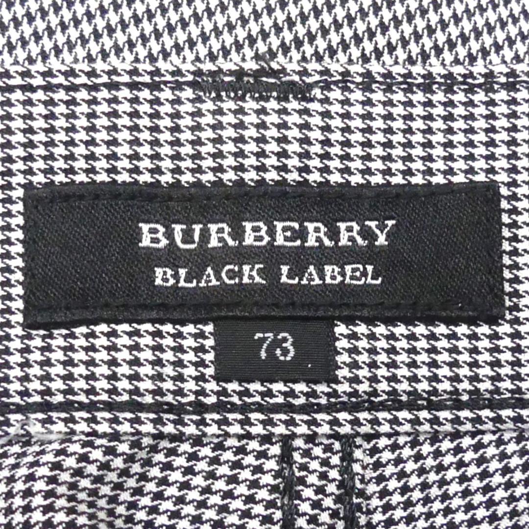 即決★BURBERRY BLACK LABE★W30位 チェックパンツ 廃盤 バーバリーブラックレーベル メンズ 73 千鳥格子 三陽商会 ナイト刺繍_画像9