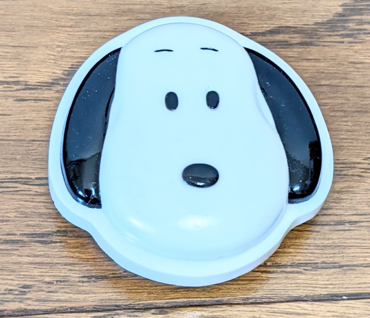 『スヌーピー 小物入れ』 PEANUTS アクセサリー入れ ピルケース 雑貨 プラスチック 顔のみ 白 レトロの画像1