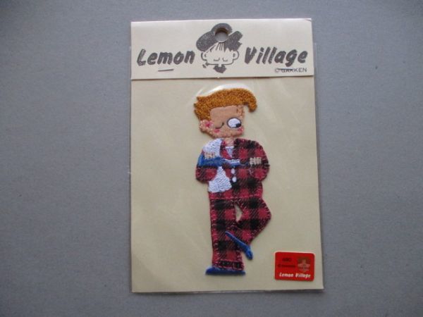 80s レモンビレッジLemon Village男の子ワッペン/レモン 80s レモンビレッジLemon Village男の子ワッペン/レモン