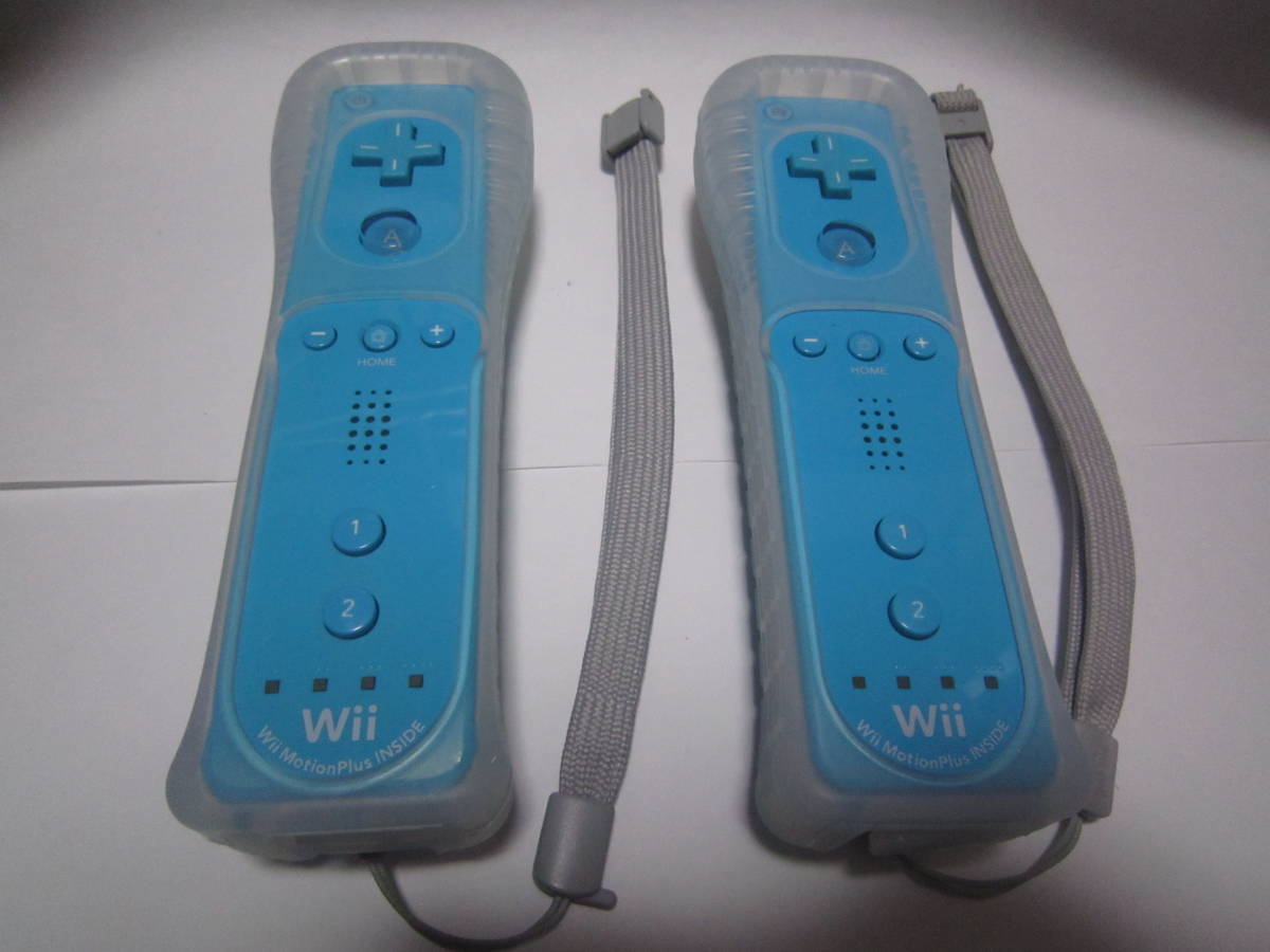 Wii リモコン プラス モーションプラス Motion Plus 青 ブルー
