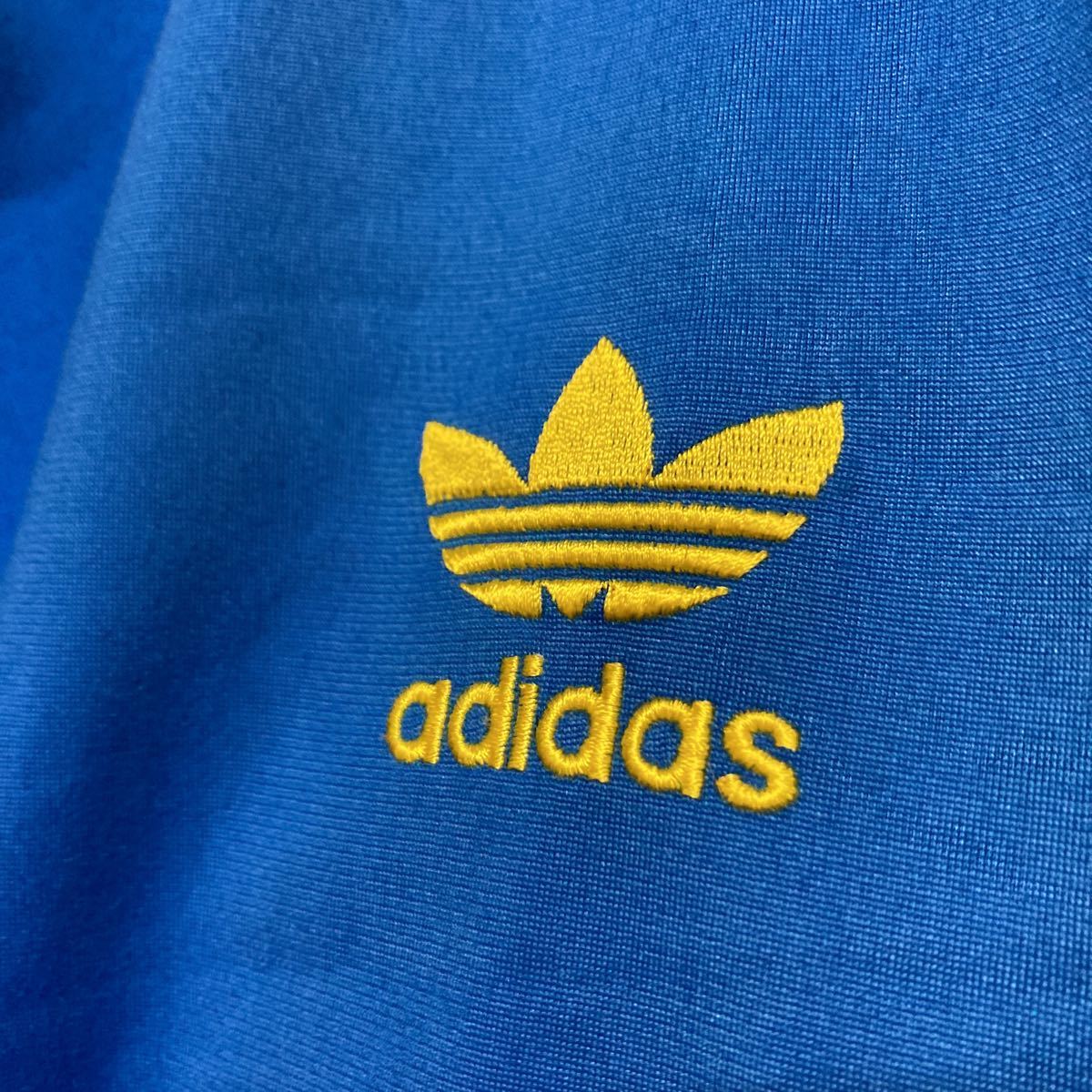 90年代 青黄 adidas トラックジャケット アディダス ジャージ 90s