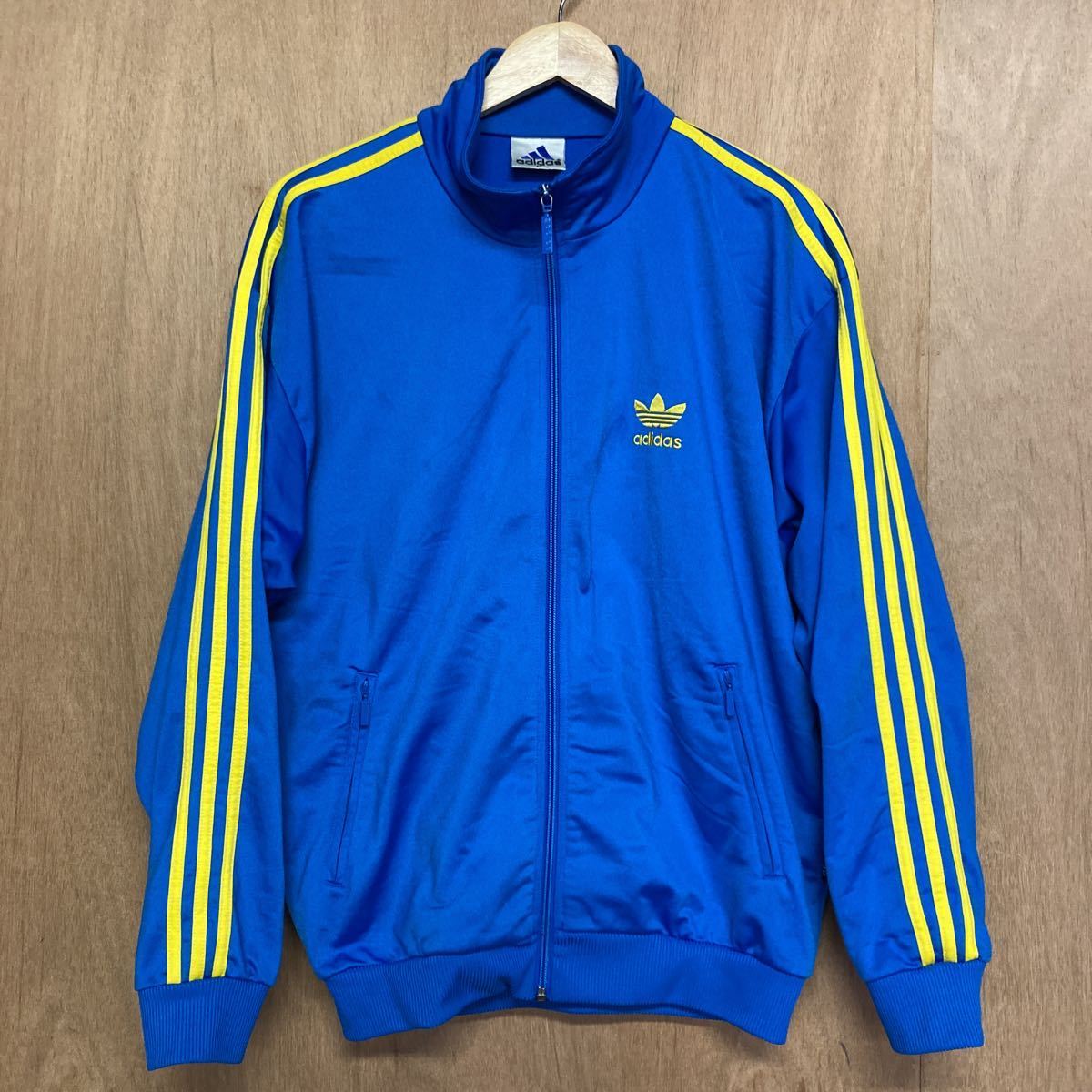 90年代 青黄 adidas トラックジャケット アディダス ジャージ 90s