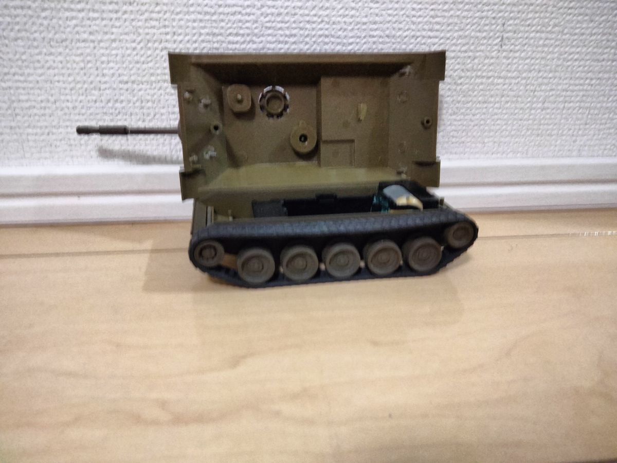 FG900 【ジャンク品】 タミヤ 走るミニタンクシリーズ ドイツ 戦車 ３３1 Y-978435_画像8