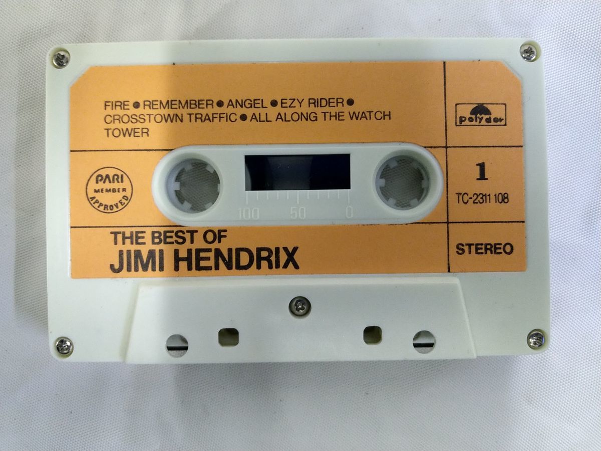 【カセットテープ⑫】【動作可能】THE BEST OF JIMI HENDRIX　【型番：TC-2311　108】_画像3