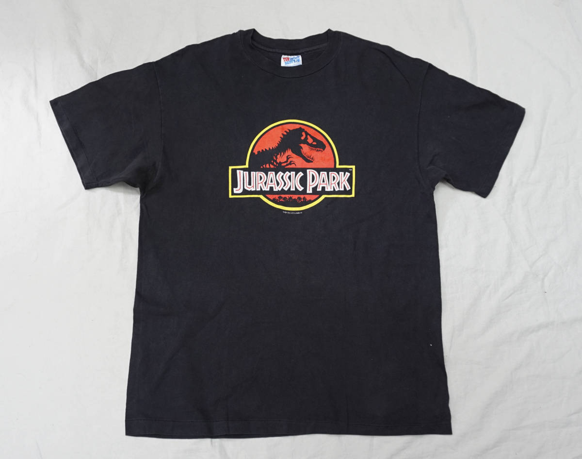 激レア! 1992年 USA製 Jurassic Park Tシャツ SPECIES X-FILES INDEPENDENCE DAY MARS ATTACK MEN IN BLACK ALIEN PREDATORS 映画