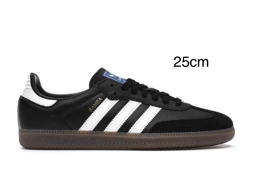 25cm Adidas Samba OG アディダス サンバ 黒 adv ヴィーガン | ithink.lt