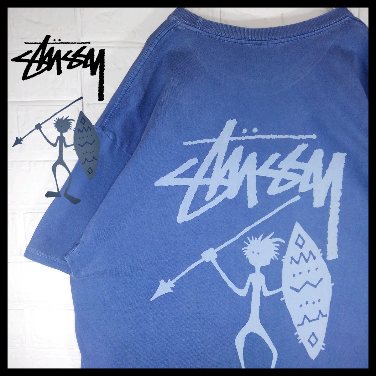 《STUSSY(ステューシー)》シャドーマン　ウォリアーマン　Tシャツ