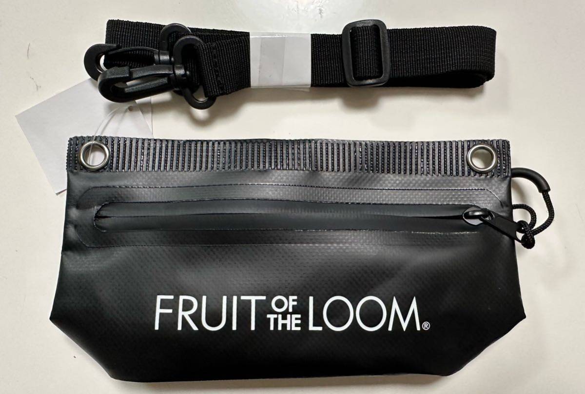 新品未使用品 FRUIT OF THE LOOM フルーツ オブ ザ ルーム ウェルダーショルダーバッグ　ブラック_画像2