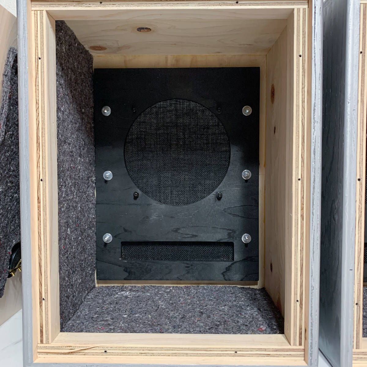 ALTEC 614タイプ 銀箱 ミニエンクロージャーペア 8インチ(20cm ALTEC 614タイプ 銀箱 ミニエンクロージャーペア 8インチ(20cm