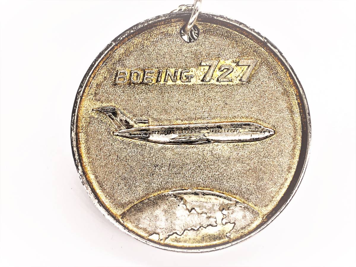 【ボーイング727　就航記念メダル】　羽田空港　1960年代後半　　　　N0505M_画像2