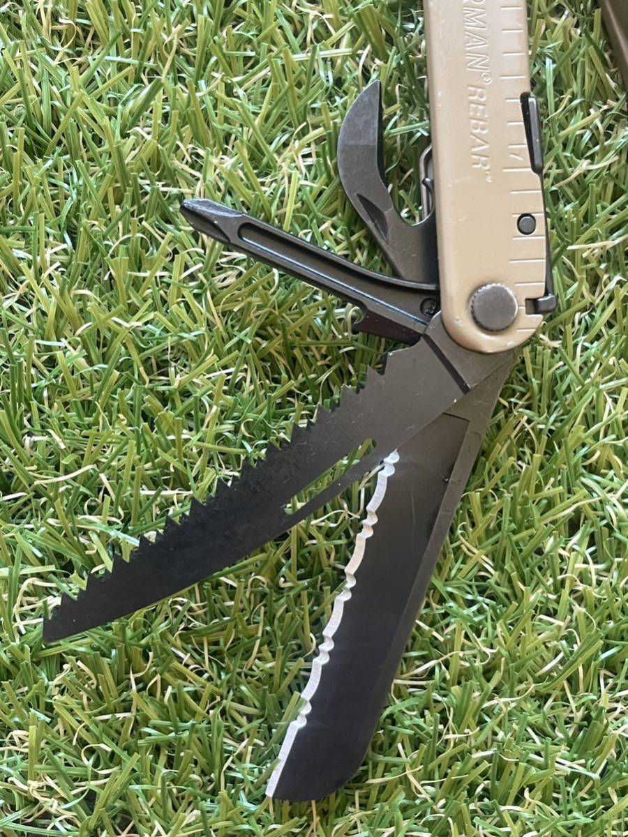 LEATHERMAN REBAR Coyote-Tan レザーマン製シース付　レザーマン マルチツール マルチプライヤー ツールナイフ